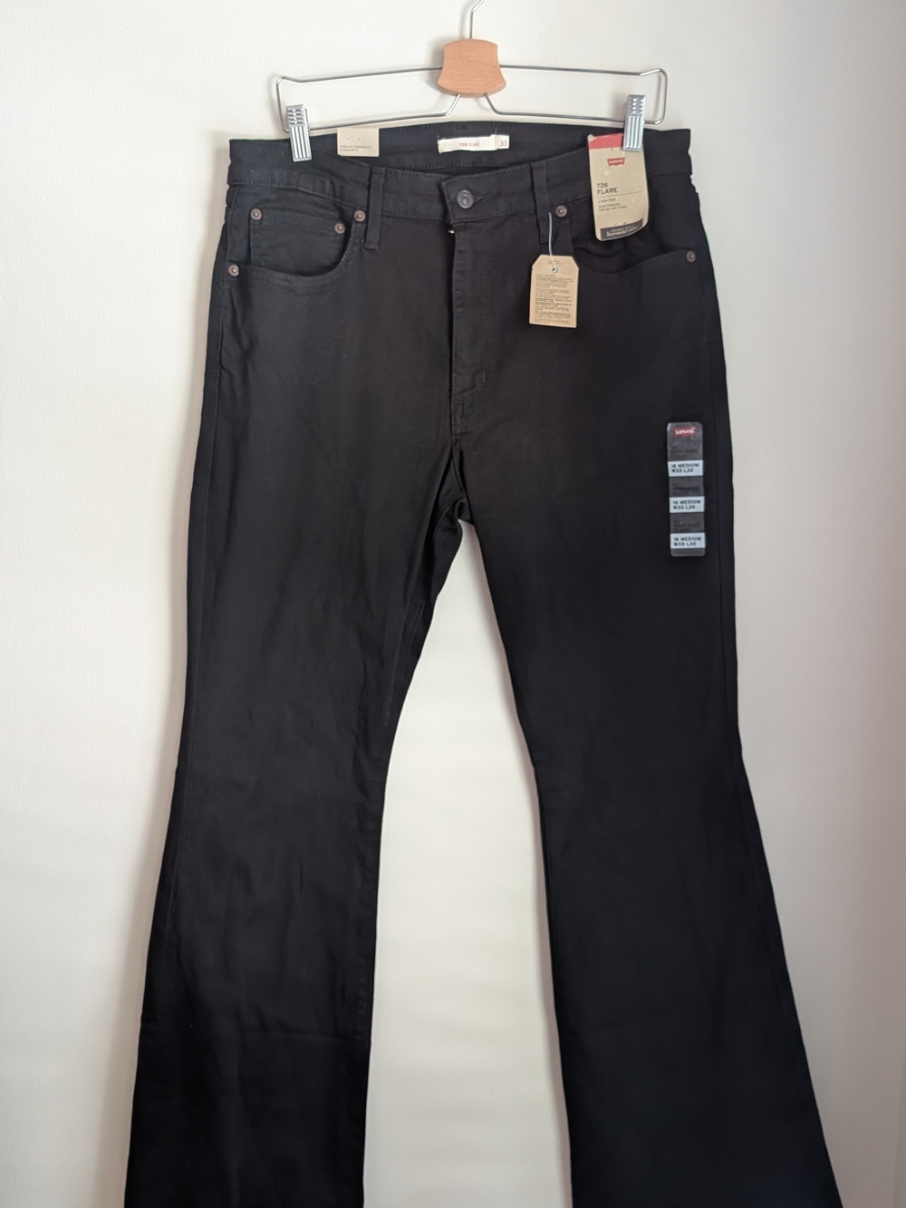 Levi's Women's Black 726 Flare Jeans